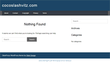 Tablet Screenshot of cocoslashvitz.com